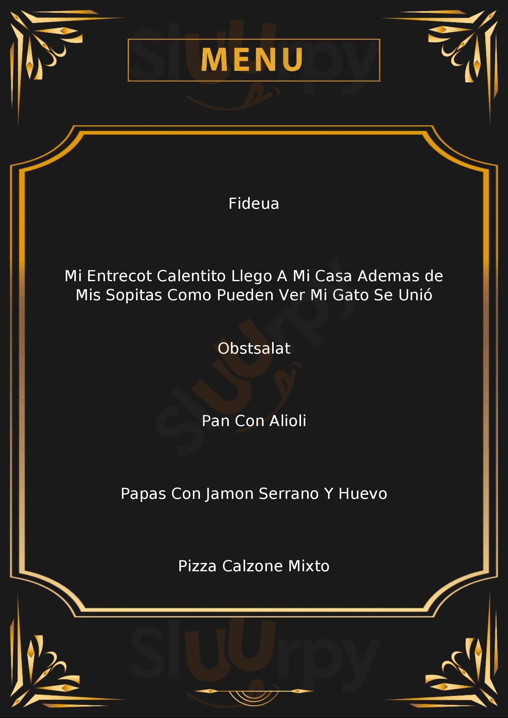 Pizzeria Faufal Fuerteventura Menu - 1