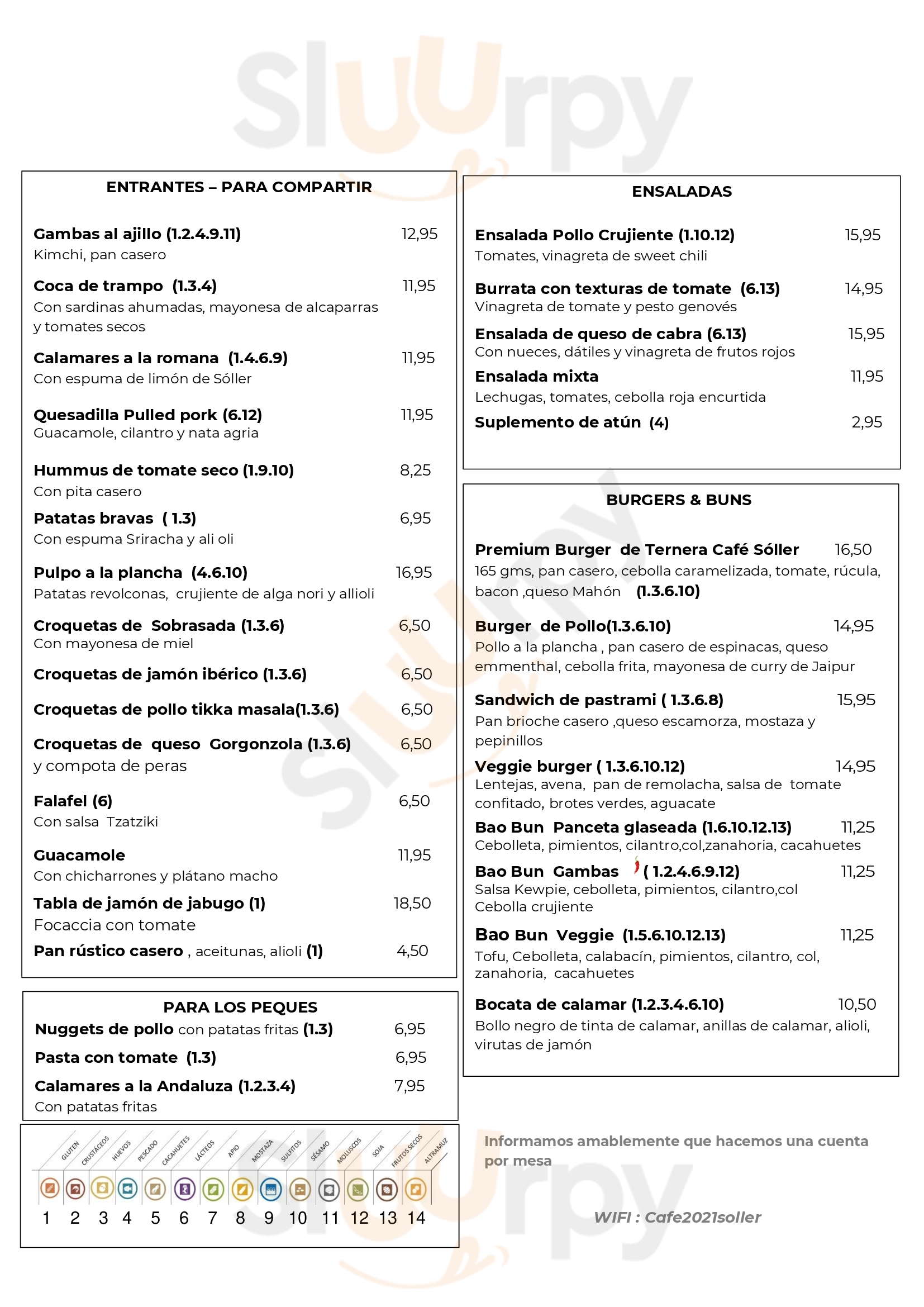 Café Sóller Sóller Menu - 1