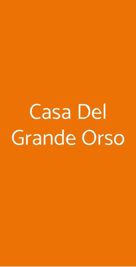 Casa Del Grande Orso, Milano