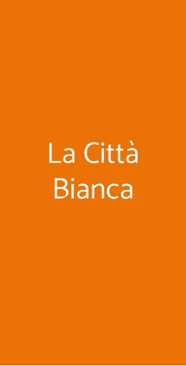 La Citta' Bianca, Monza