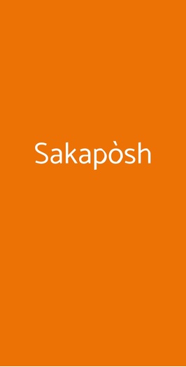 Sakapòsh