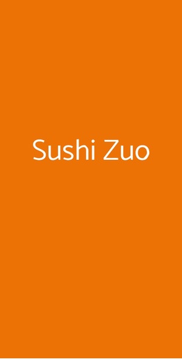 Sushi Zuo, Milano