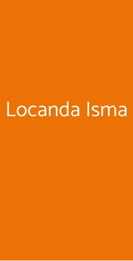 Locanda Isma, Roma