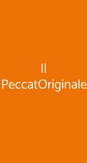 Il Peccatoriginale, Fiumicino