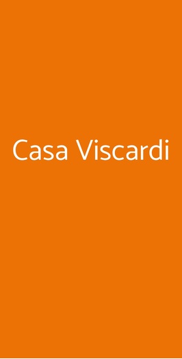 Casa Viscardi, Napoli