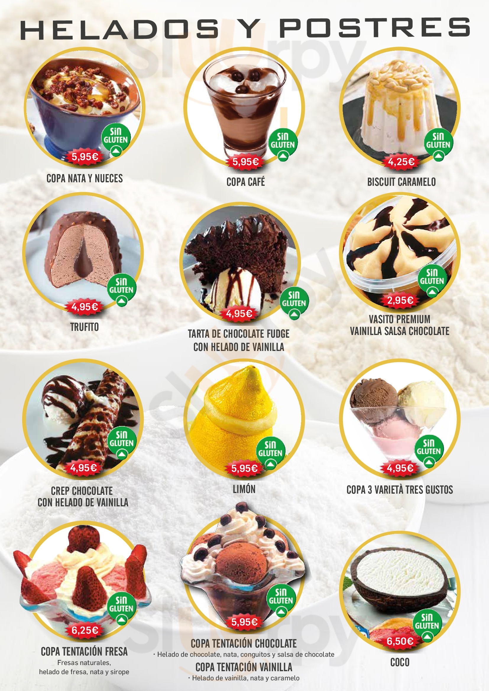 Restaurante El Pato menù, Cala'n Bosch Main Menu Sluurpy