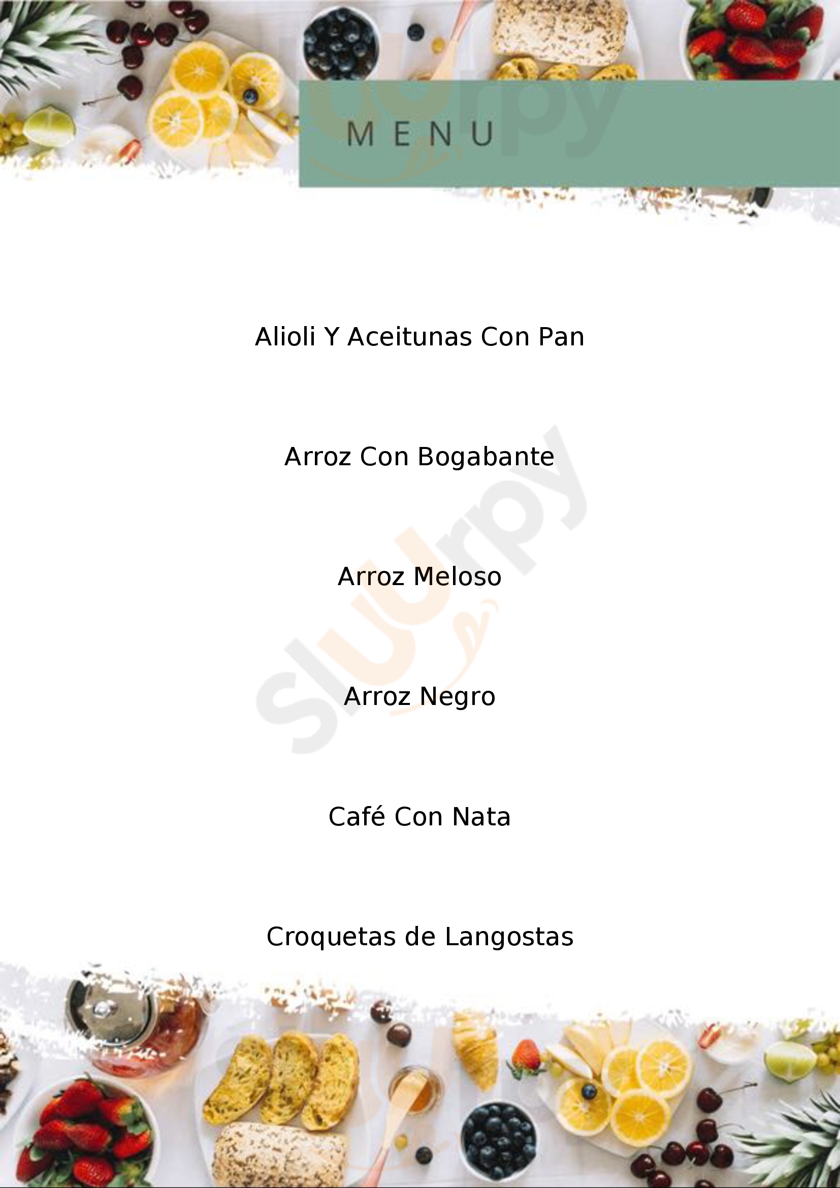 Ca La Calma Sant Joan de Labritja Menu - 1