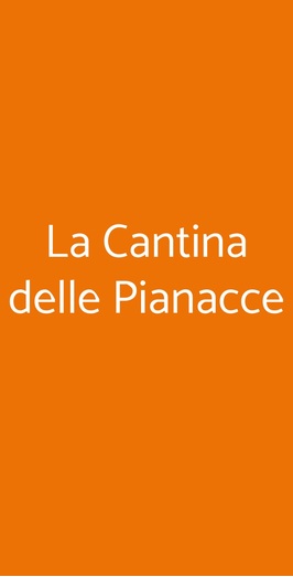 La Cantina Delle Pianacce, Coreglia Antelminelli