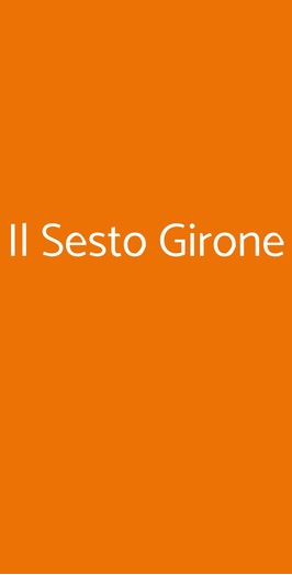 Il Sesto Girone