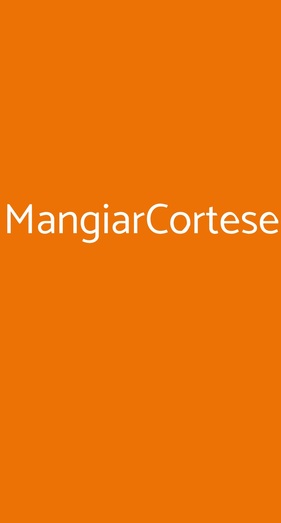 Mangiarcortese, Firenze