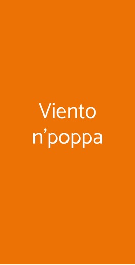 Viento N'poppa, Torre Annunziata