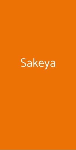 Sakeya The House Of Sake, Milano