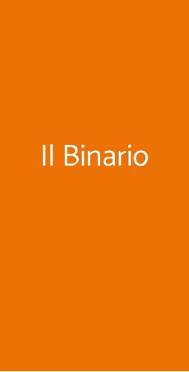 Il Binario, Milano