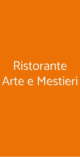 Ristorante Arte E Mestieri, Riccione