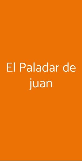 El Paladar De Juan, Milano
