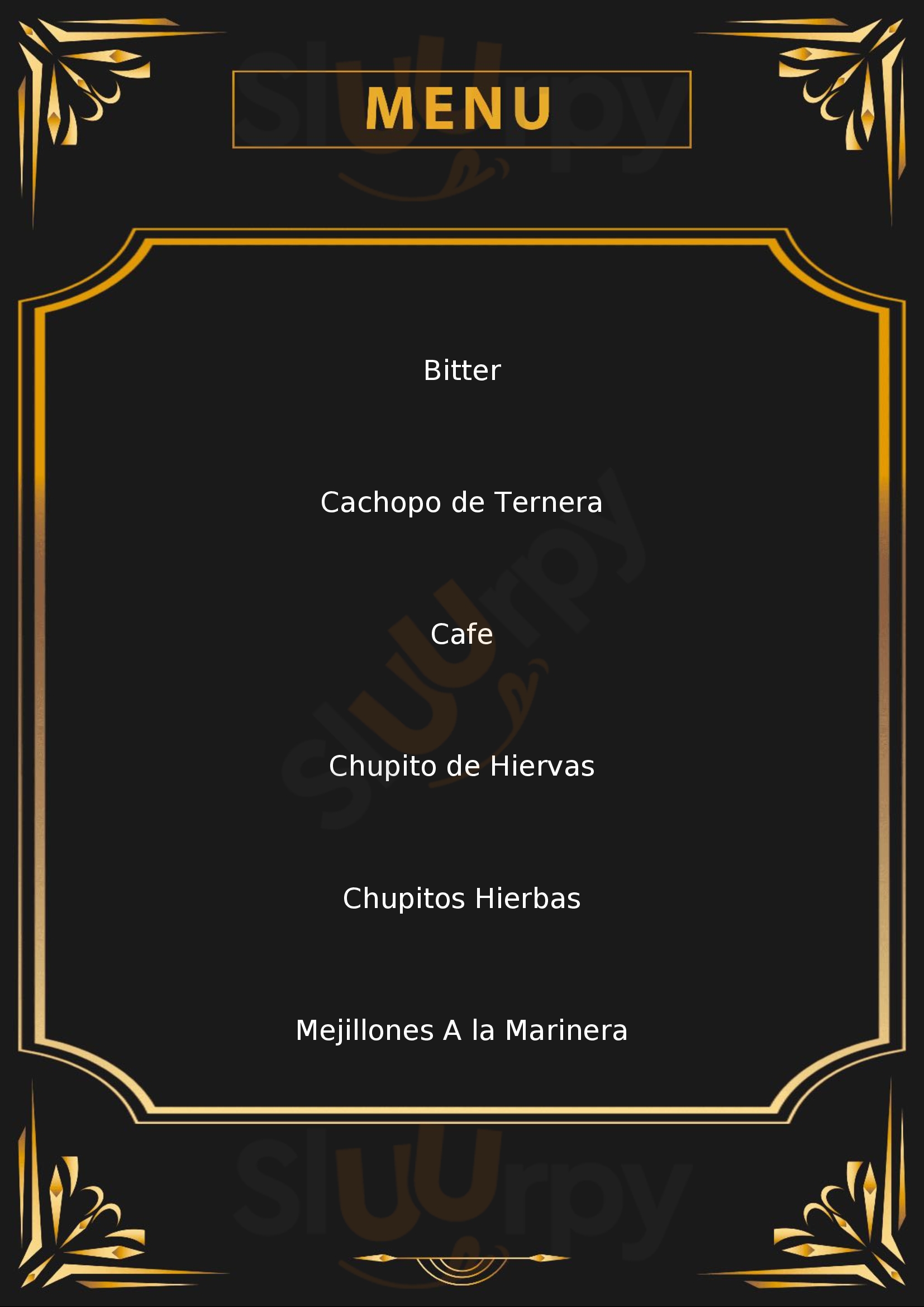 Vinateria Castillo Poo de Llanes Menu - 1