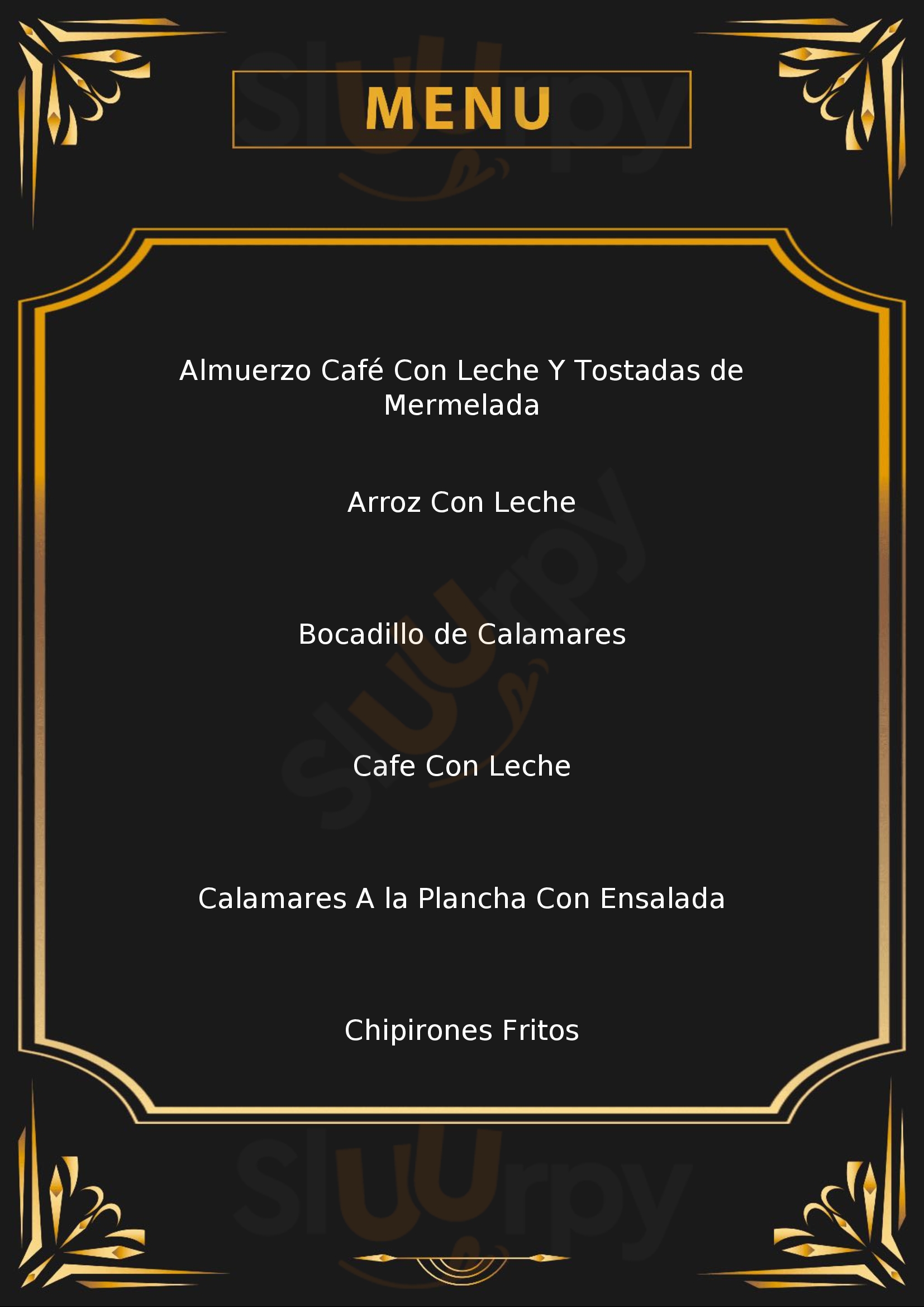 Cafe-bar Casino Corme-Puerto Menu - 1