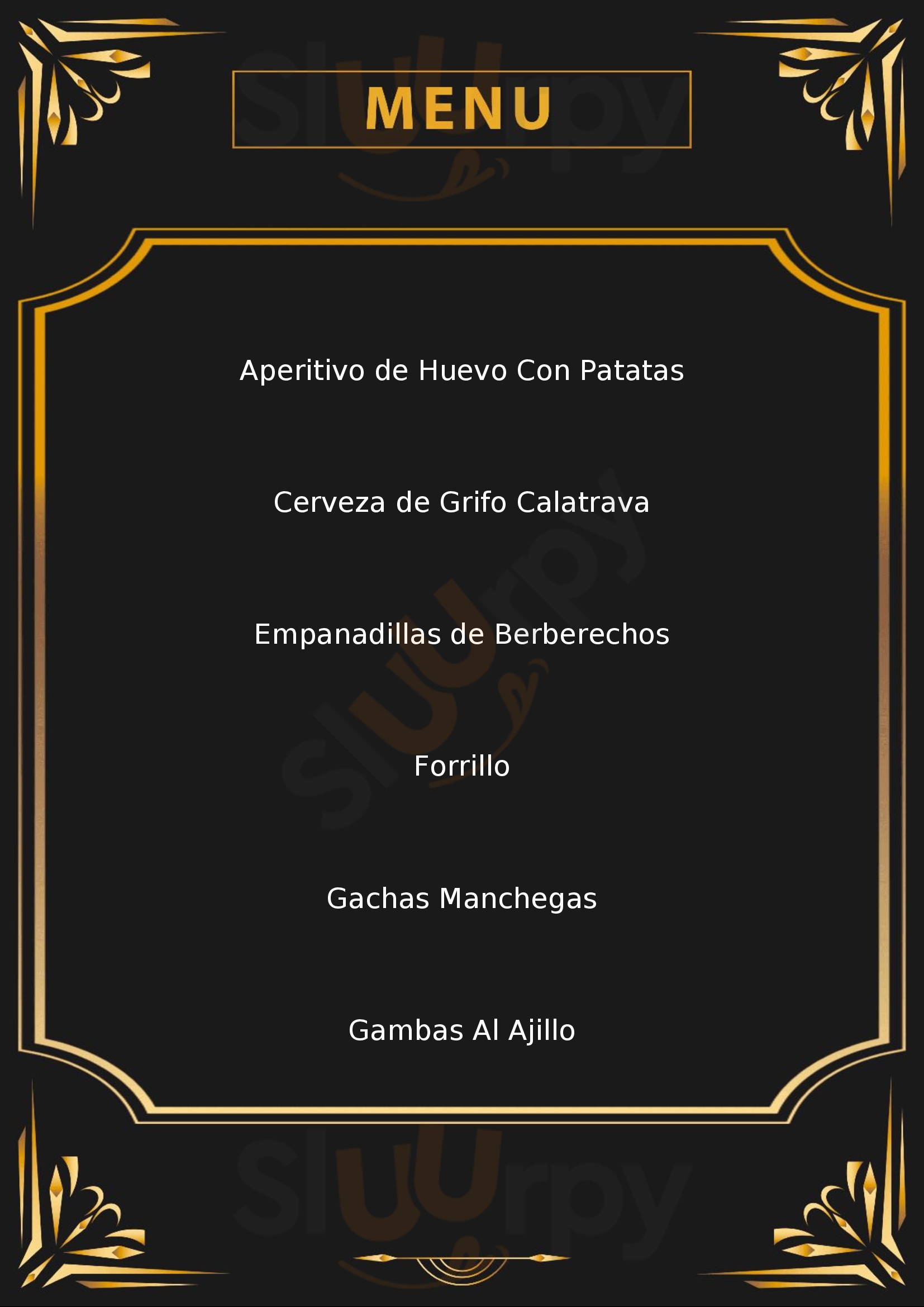 Bar Zodiaco Malagón Menu - 1