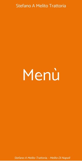 Trattoria Stefano A Melito