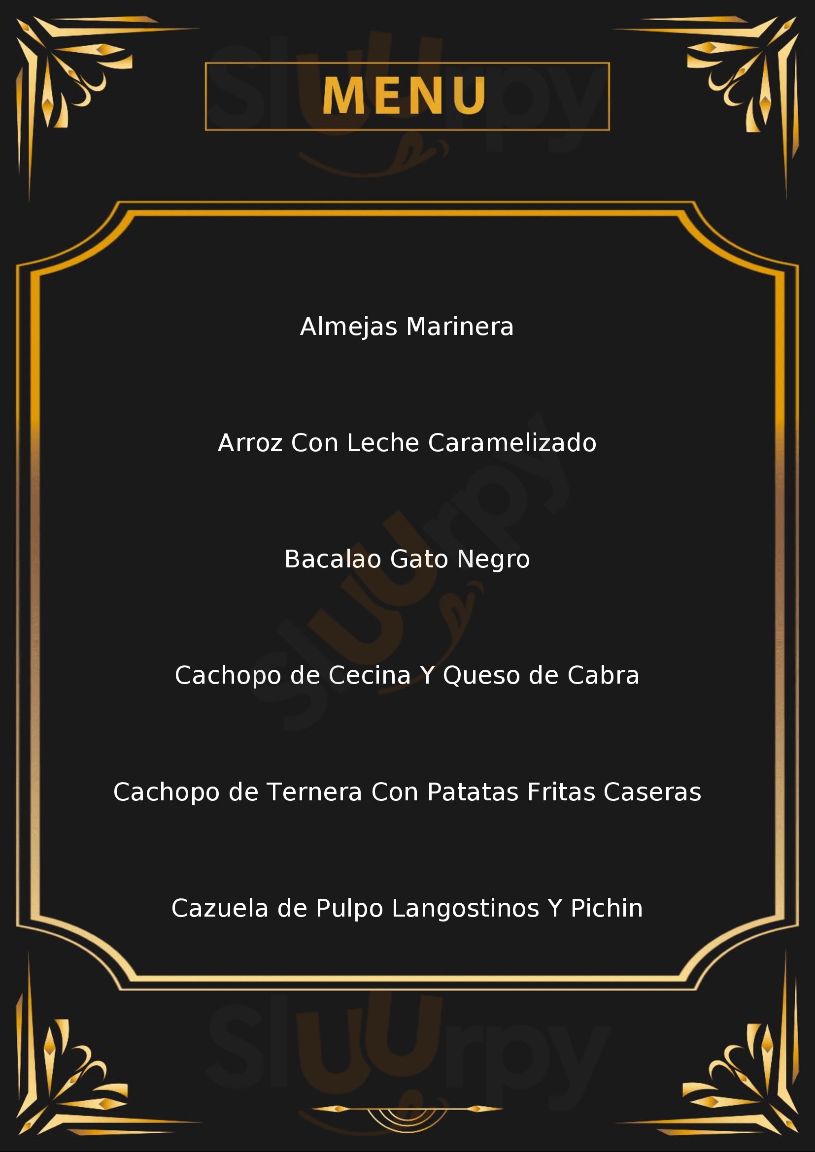 Sidrería El Gato Negro Oviedo Menu - 1