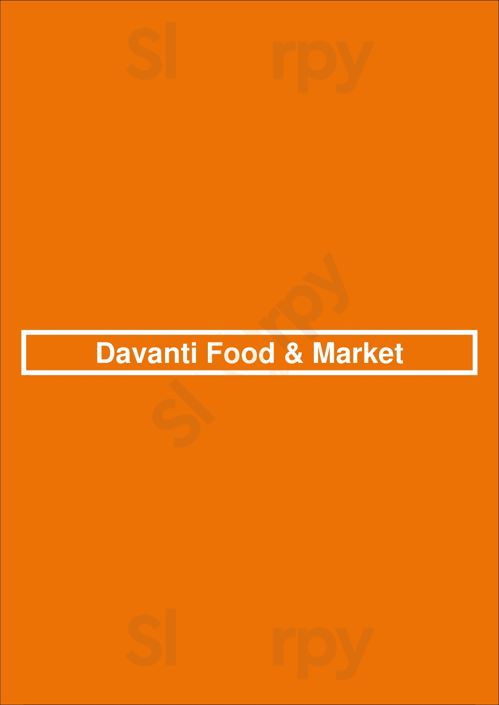 Davanti Food & Market Madrid Menu - 1