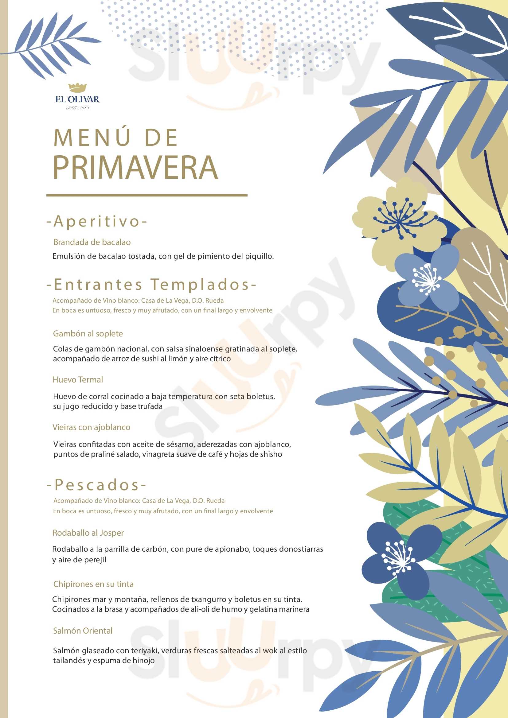 Complejo El Olivar Alcalá de Henares Menu - 1