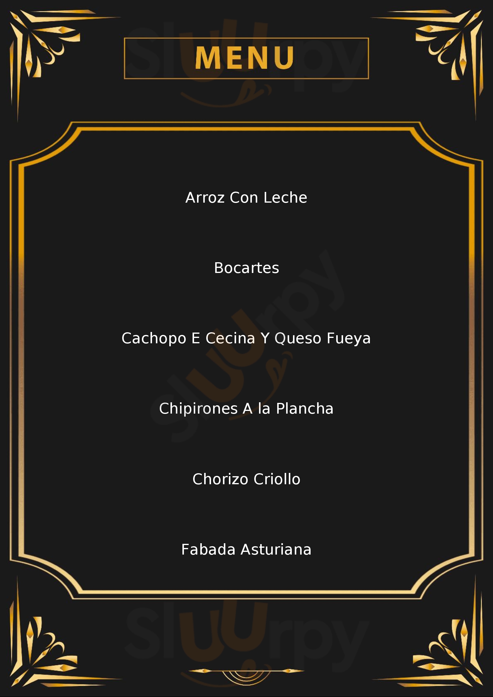 Sidreria Canteli Gijón Menu - 1