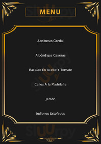 Taberna Bodegas Ricla menu