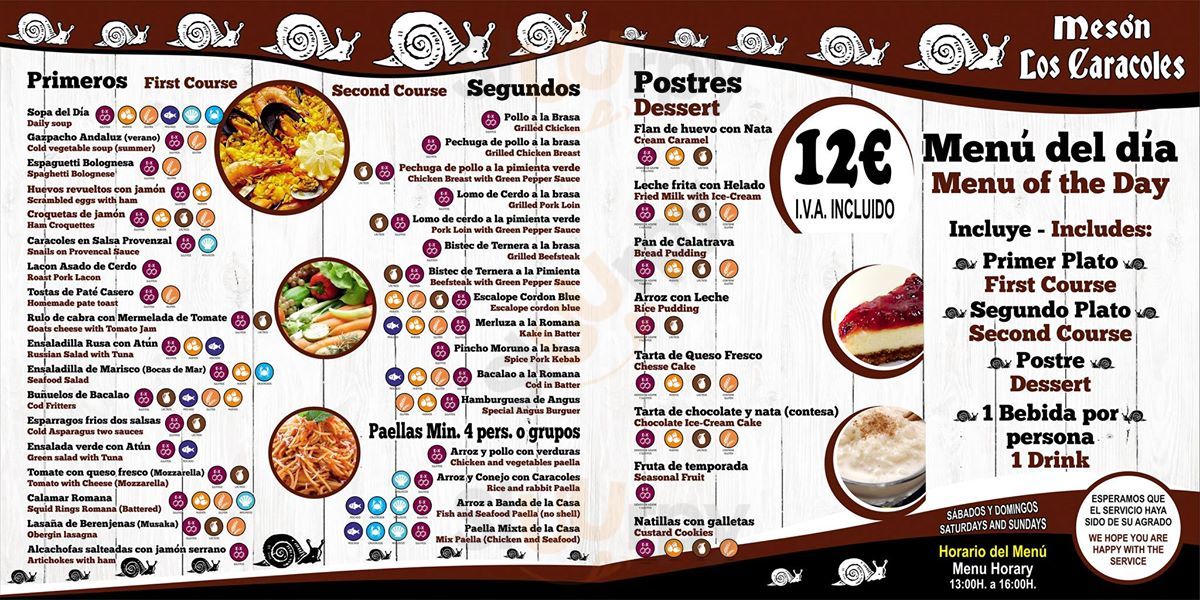 Restaurante Los Caracoles Murcia Menu - 1