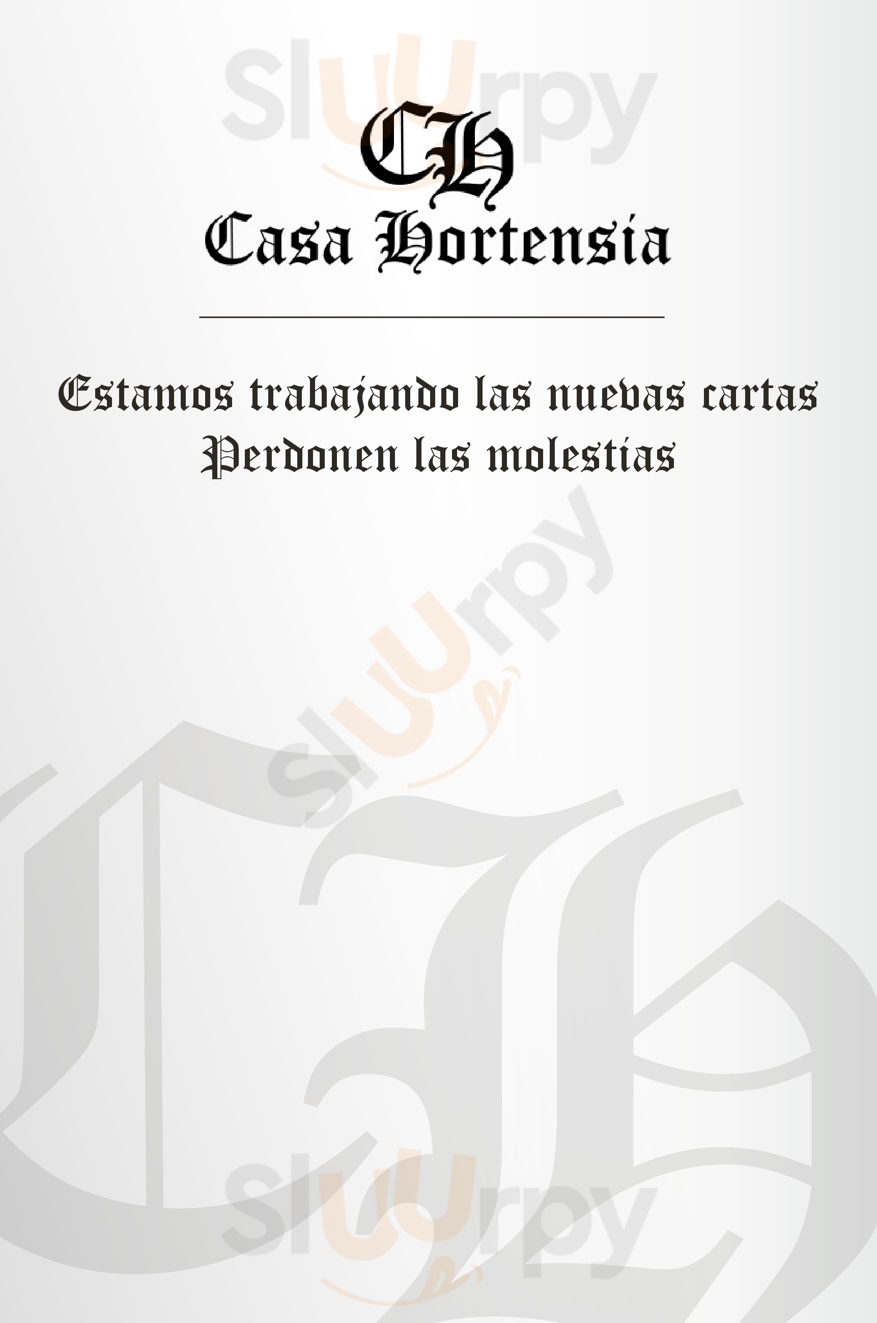 Casa Hortensia Restaurante & Sidrería Madrid Menu - 1