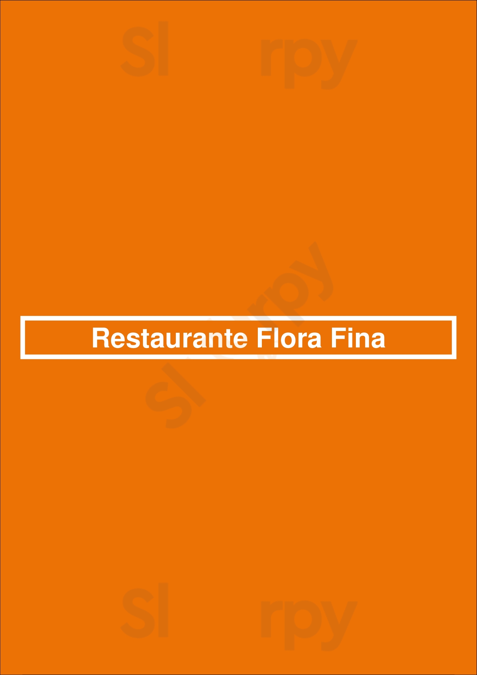 Restaurante Flora Fina Madrid Menu - 1