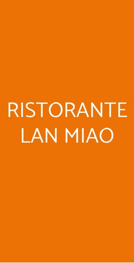 Ristorante Lan Miao, Padova