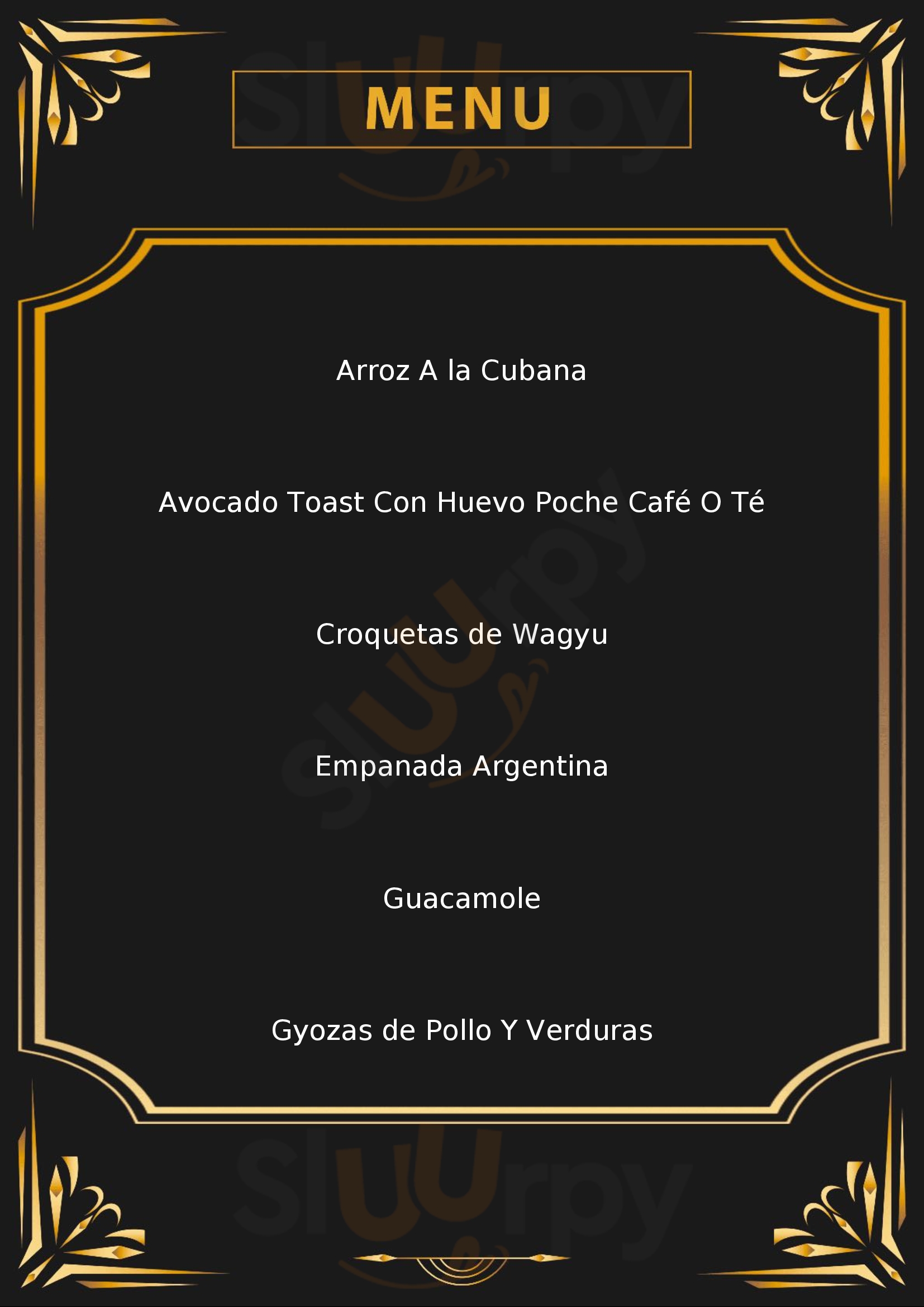 Sugarcane Madrid Madrid Menu - 1