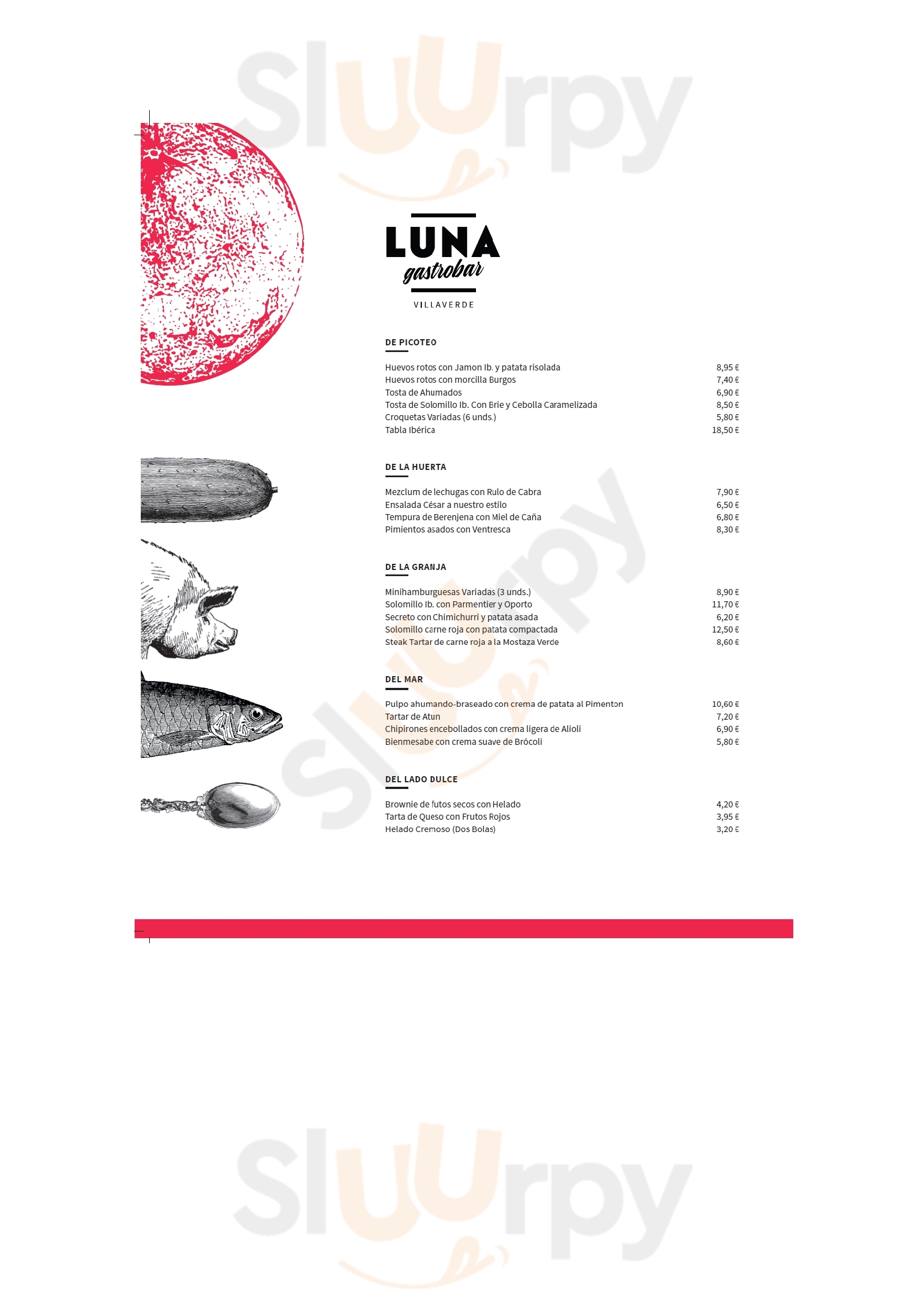 Luna Gastrobar Madrid Menu - 1