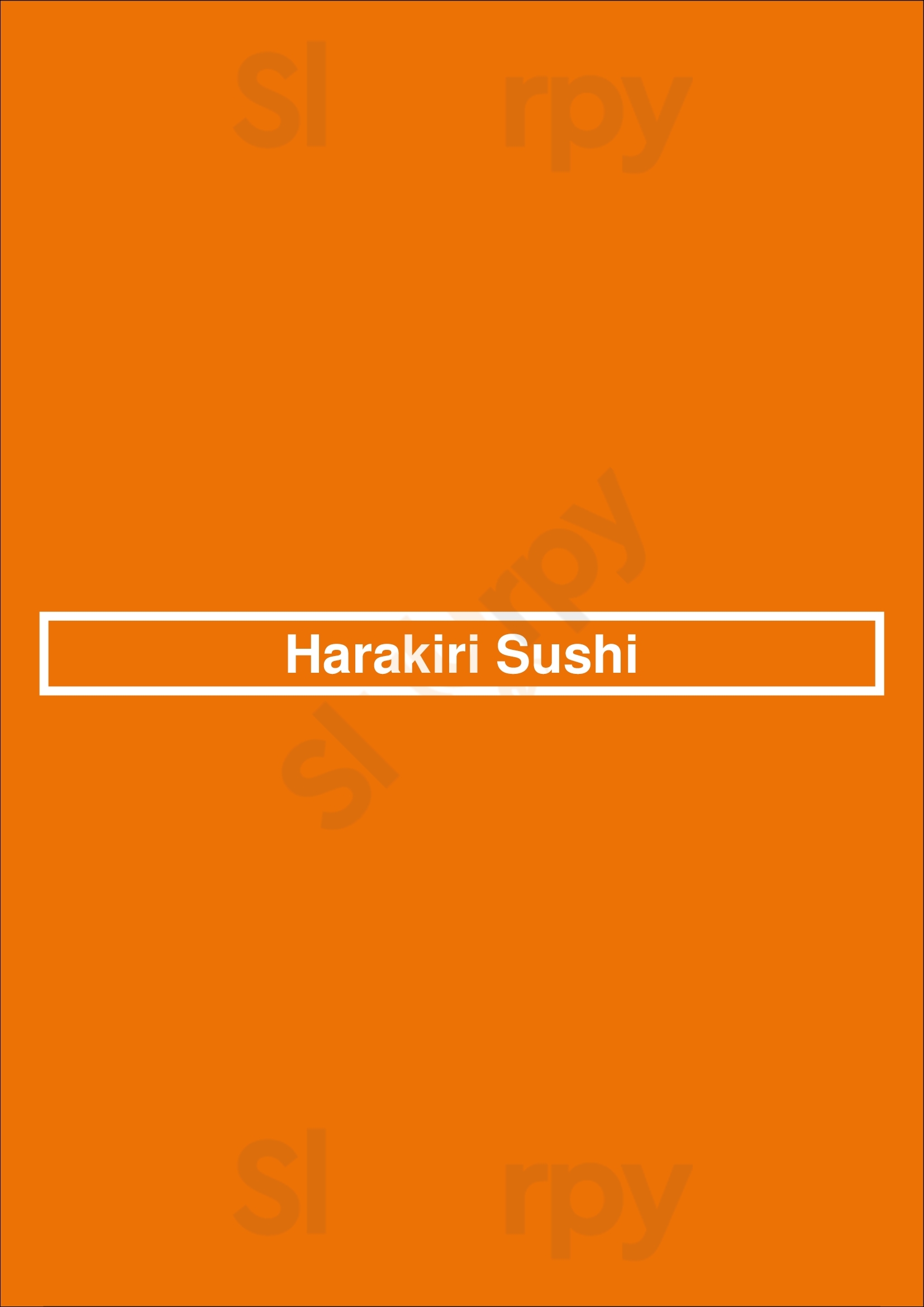 Harakiri Sushi Villaviciosa de Odon Menu - 1