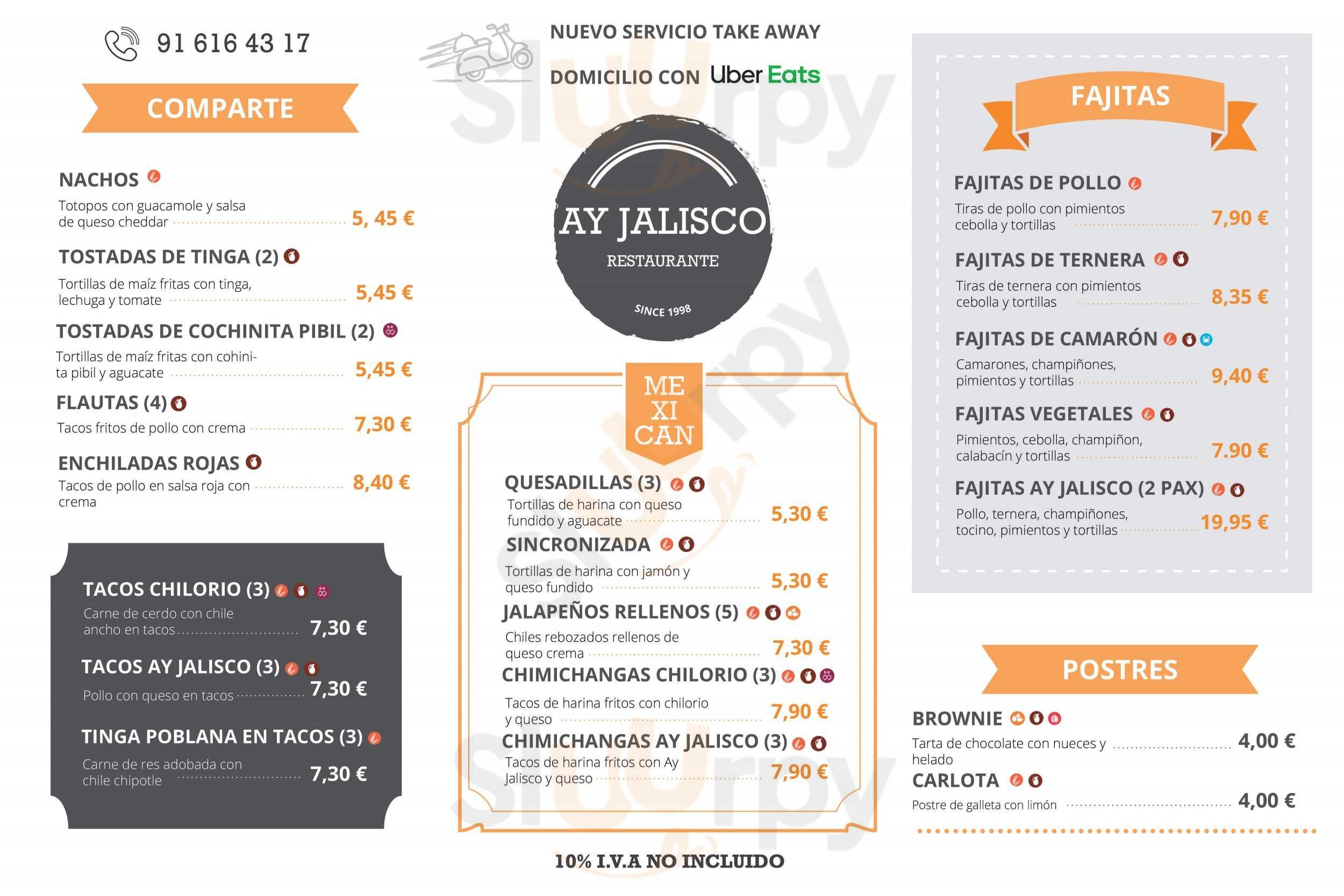 Ay Jalisco Villaviciosa de Odon Menu - 1