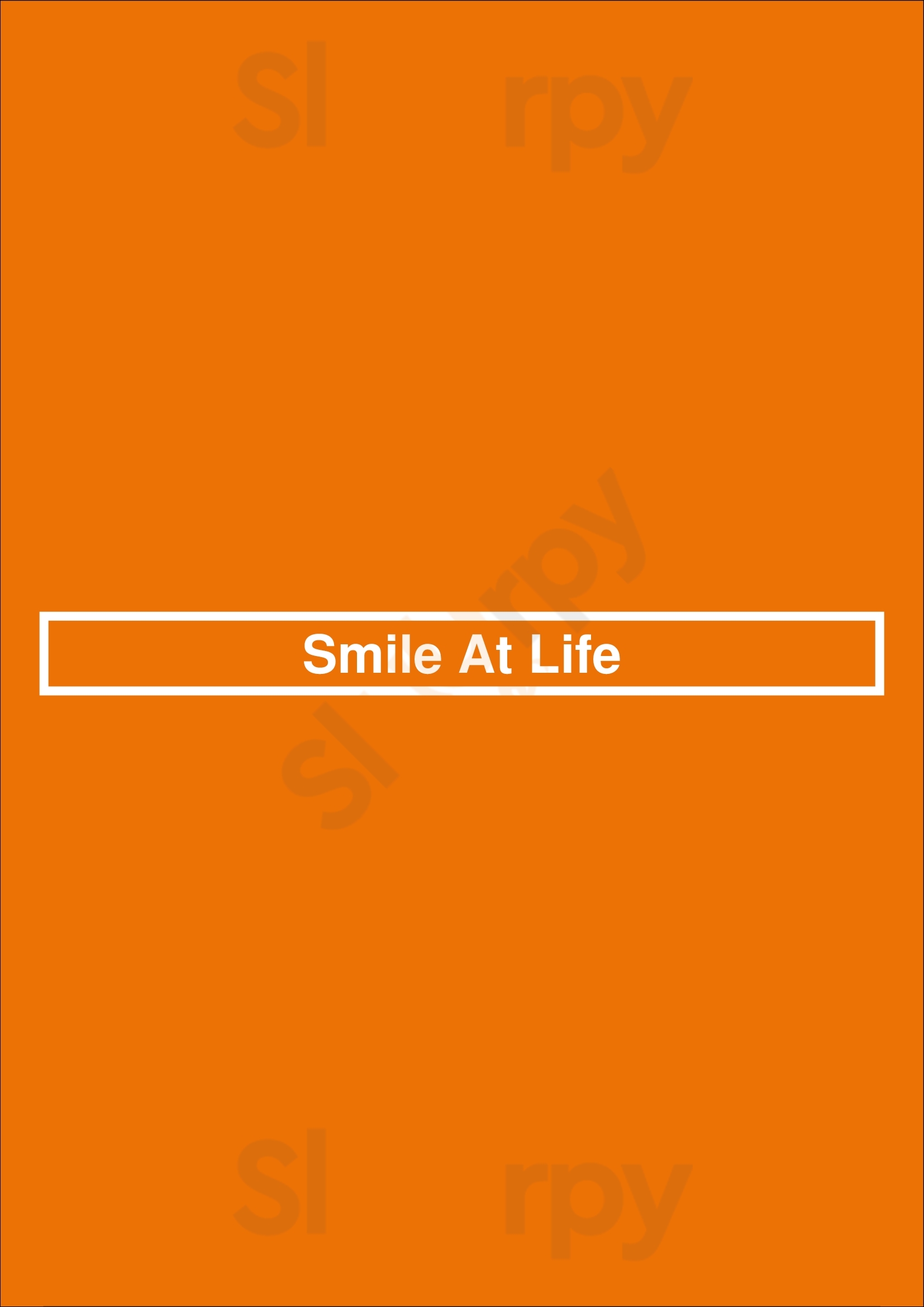 Smile At Life Torrelodones Menu - 1