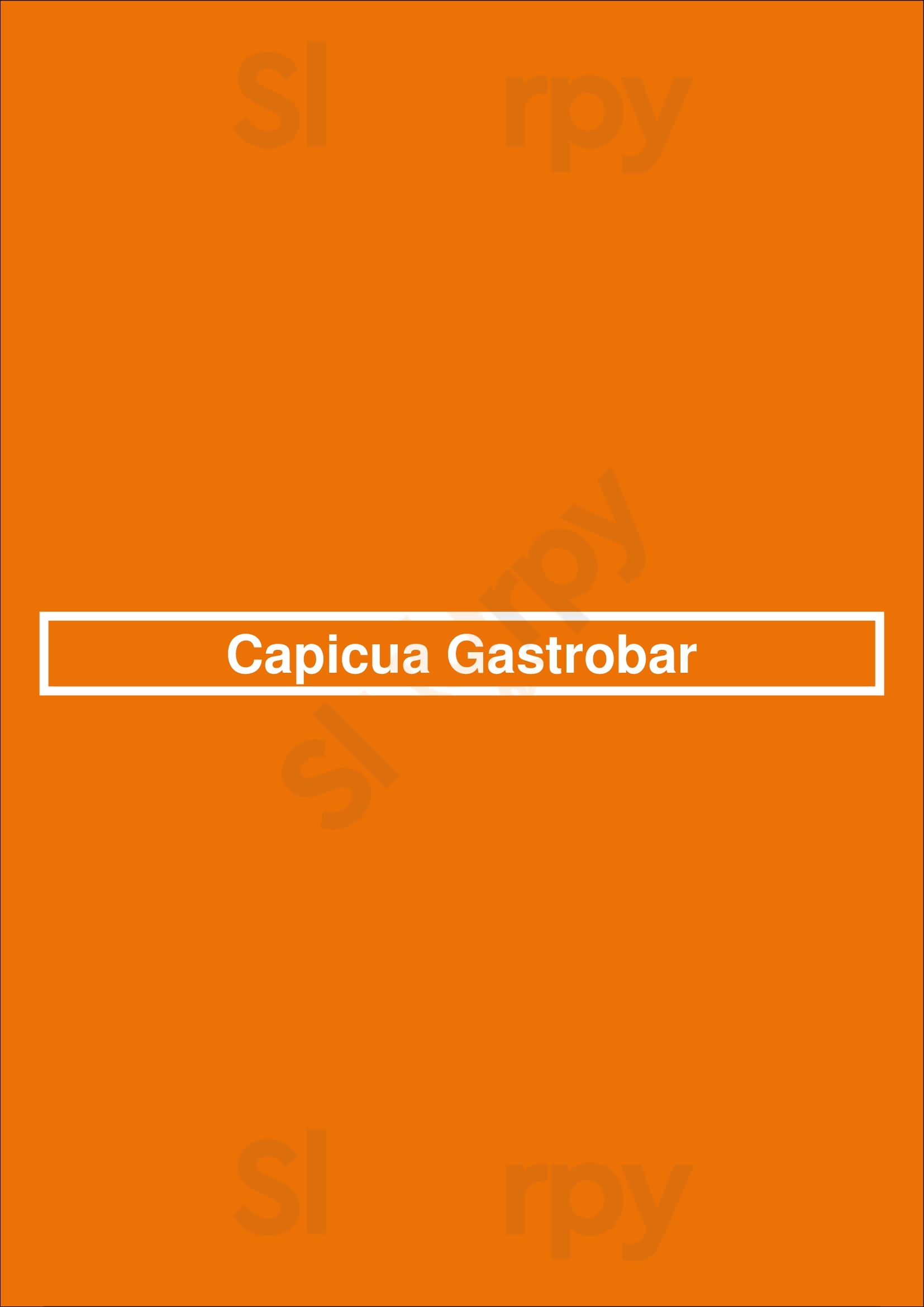 Capicua Gastrobar Vaciamadrid Menu - 1