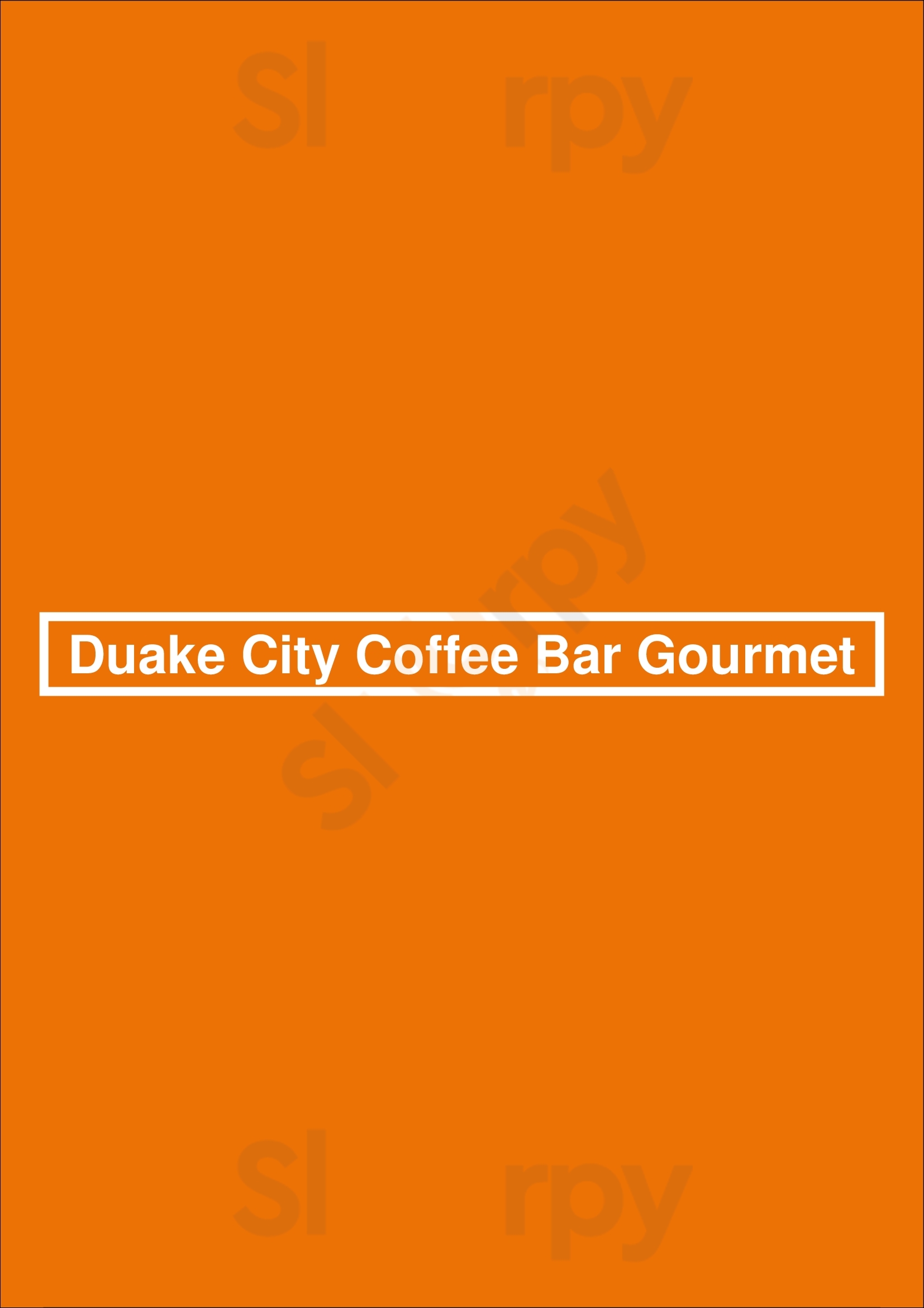 Duake City Coffee Bar Gourmet Navalcarnero Menu - 1