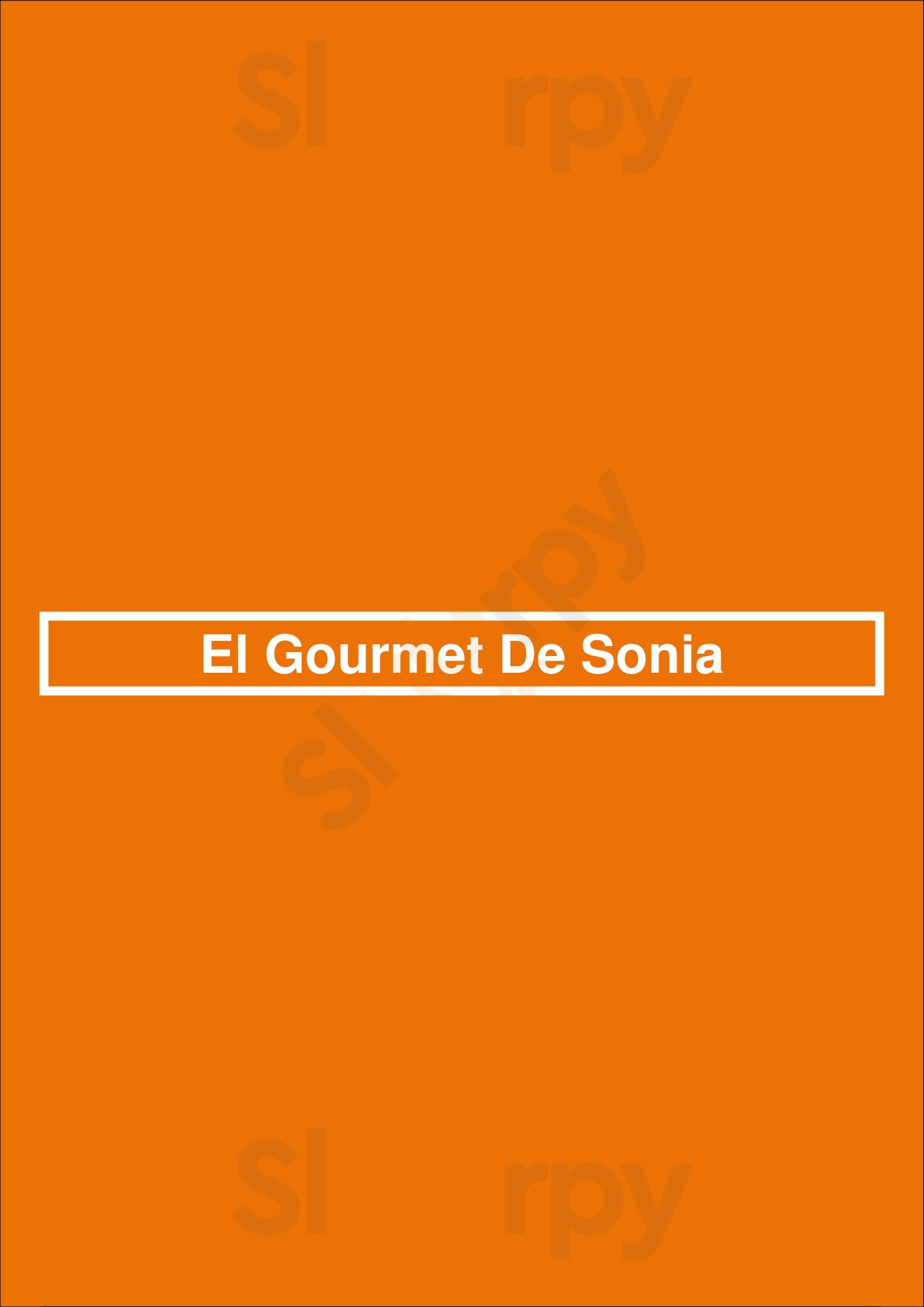 El Gourmet De Sonia Vaciamadrid Menu - 1