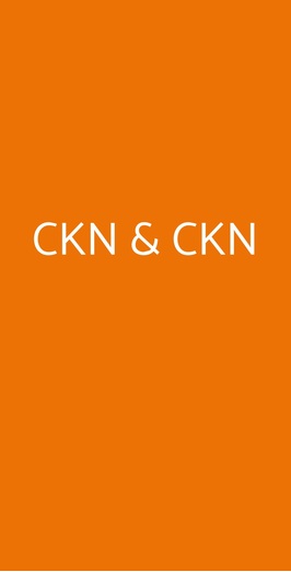 Ckn & Ckn, Milano