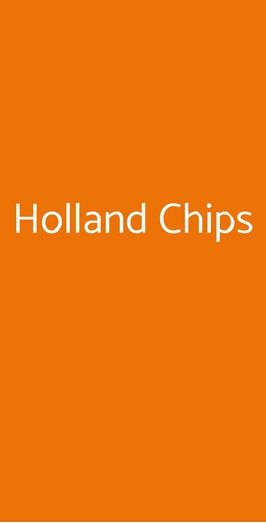 Holland Chips, Forlì