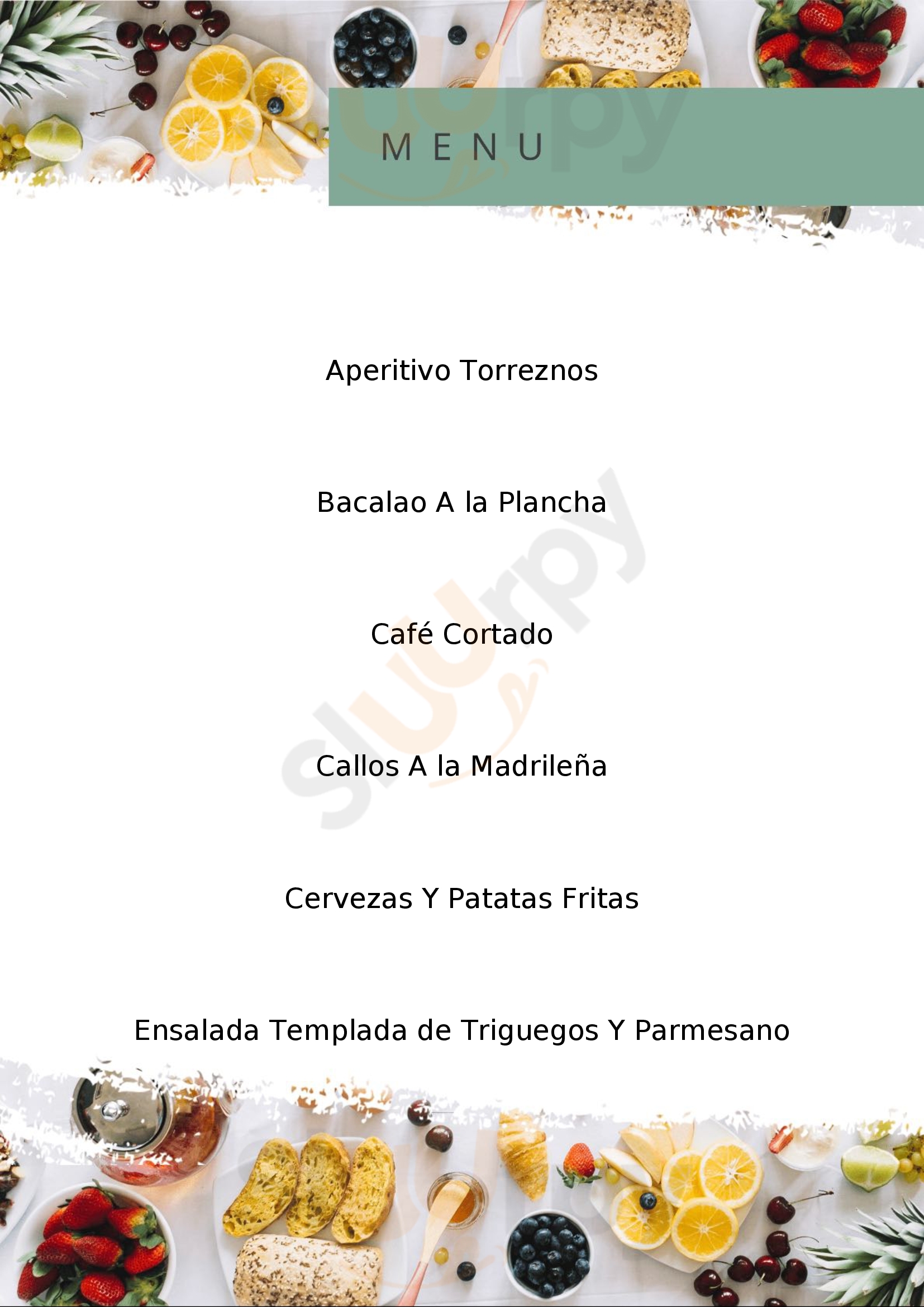 Aromas Gastrobar Madrid Menu - 1