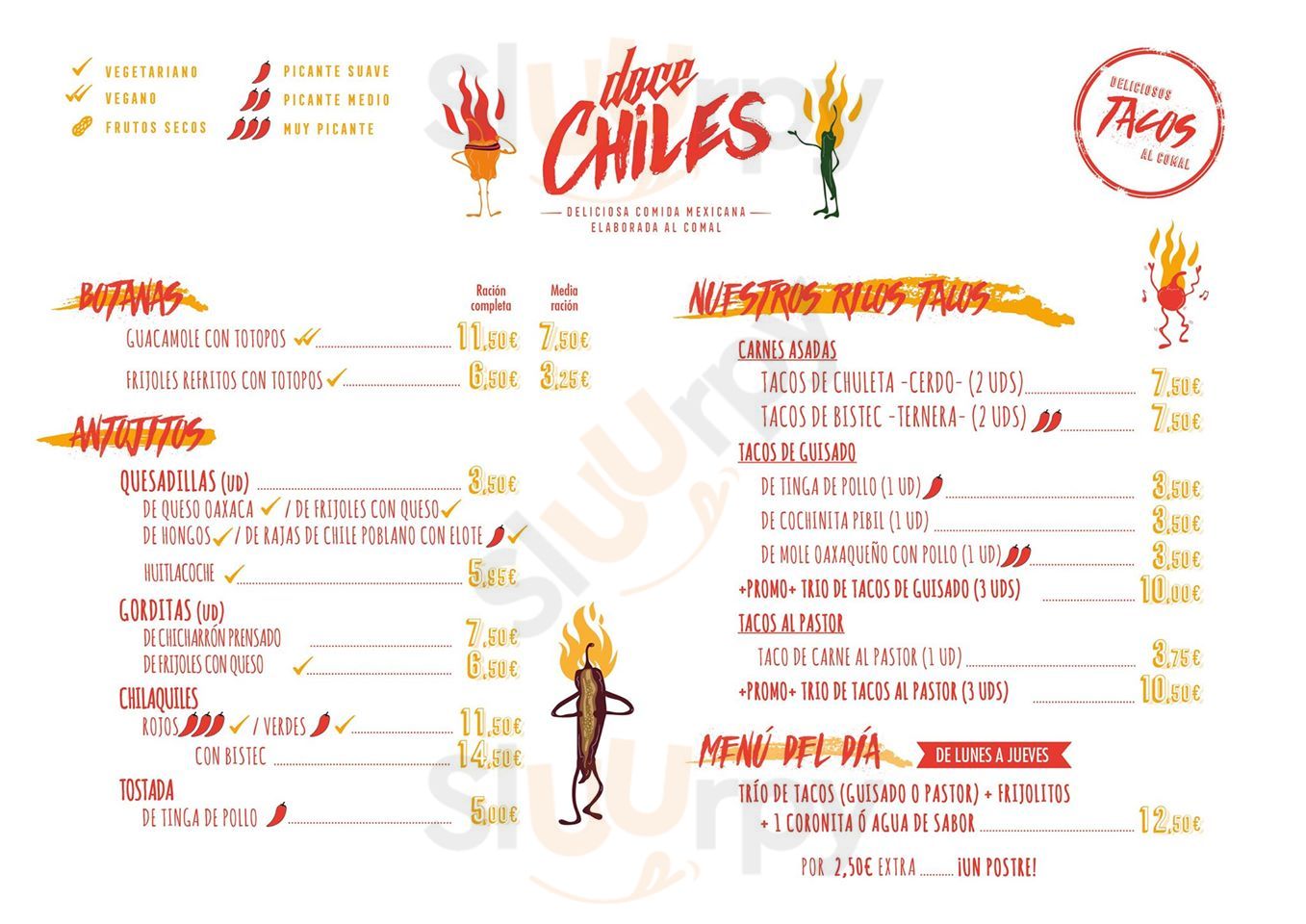 Doce Chiles Madrid Menu - 1