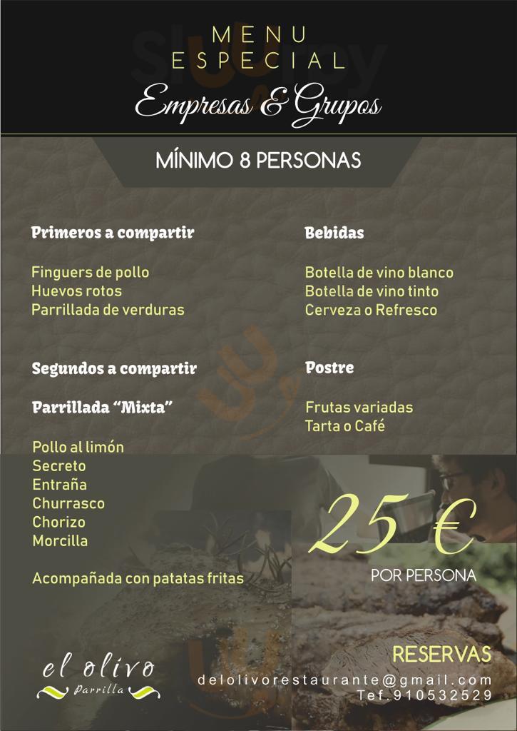 Parrillada El Olivo Madrid Menu - 1