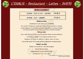 L'oxalis, Lattes