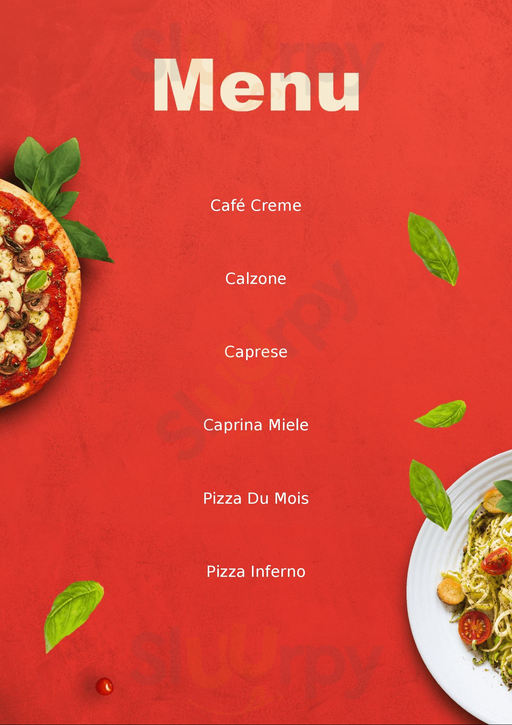 Italian's Pizza Toulouse Menu - 1