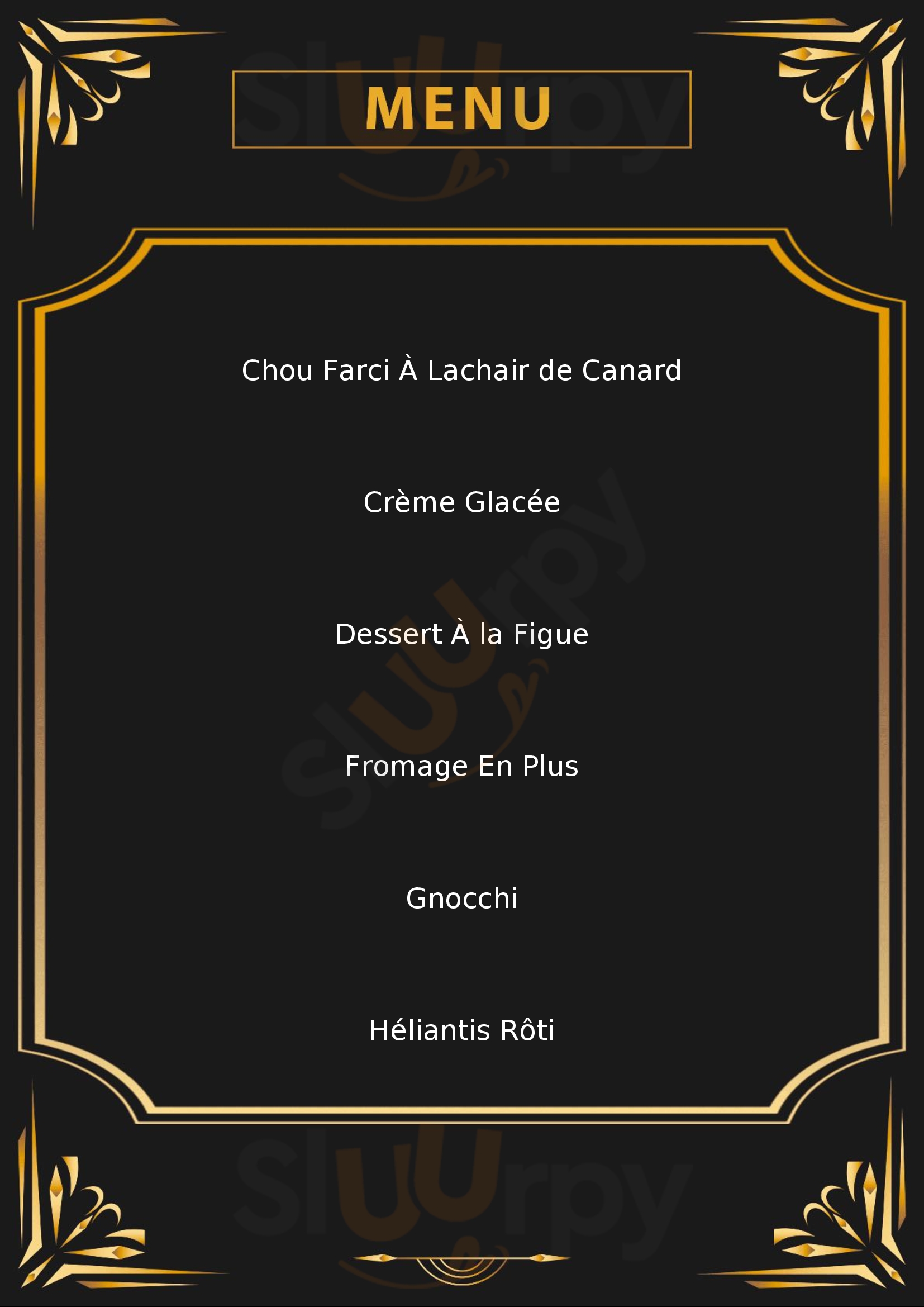 La Mercerie Marseille Menu - 1