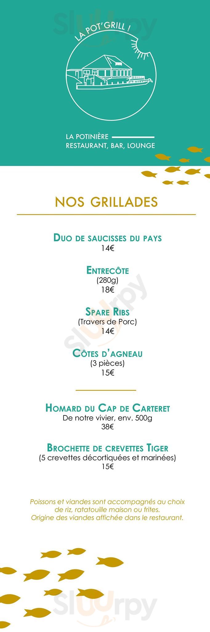 La Potinière Barneville-Carteret Menu - 1