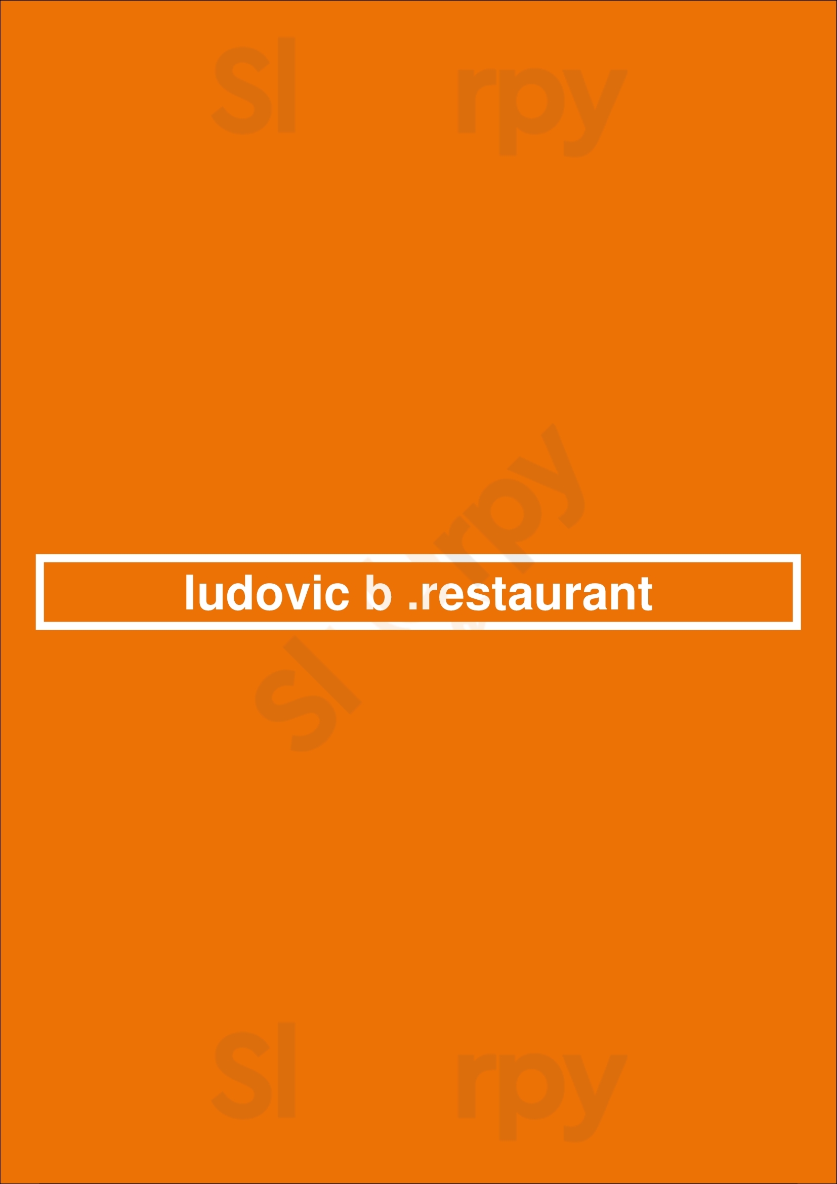 Ludovic B .restaurant Lyon Menu - 1